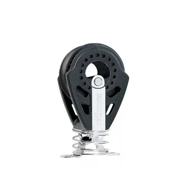 Harken 40mm Carbo Stehblock, 1-scheibig, mit Feder